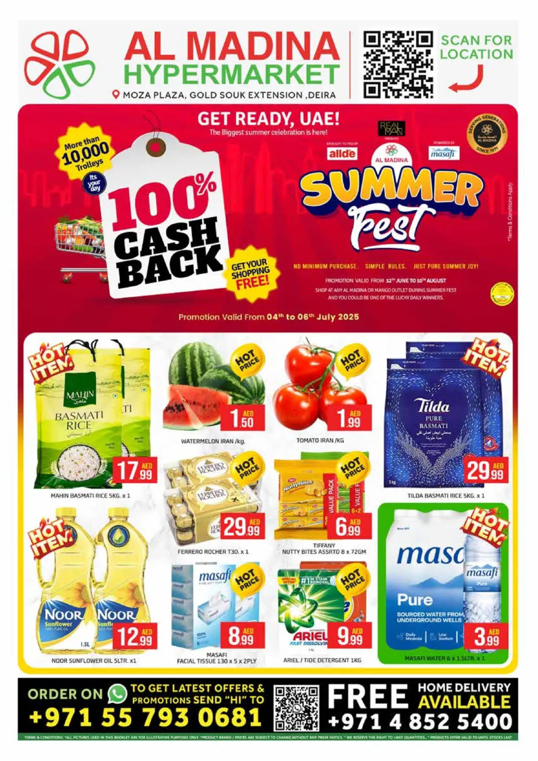UAE - Dubai Al Madina  offers in D4D Online. Deira, Dubai. . Till 6th July