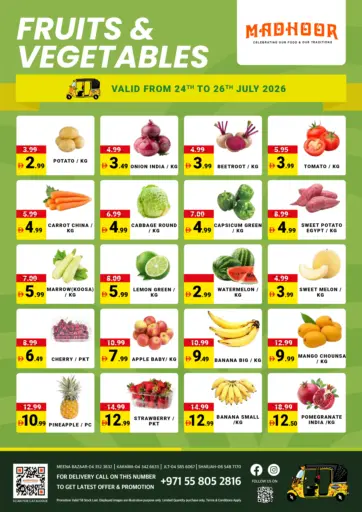 Fruits And Vegetables Offer