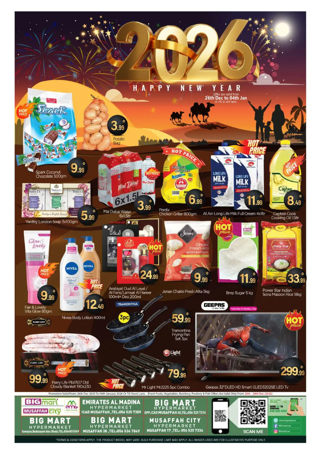 UAE - Abu Dhabi BIGmart offers in D4D Online. Badazayed - Abu Dhabi. . Till 4th January