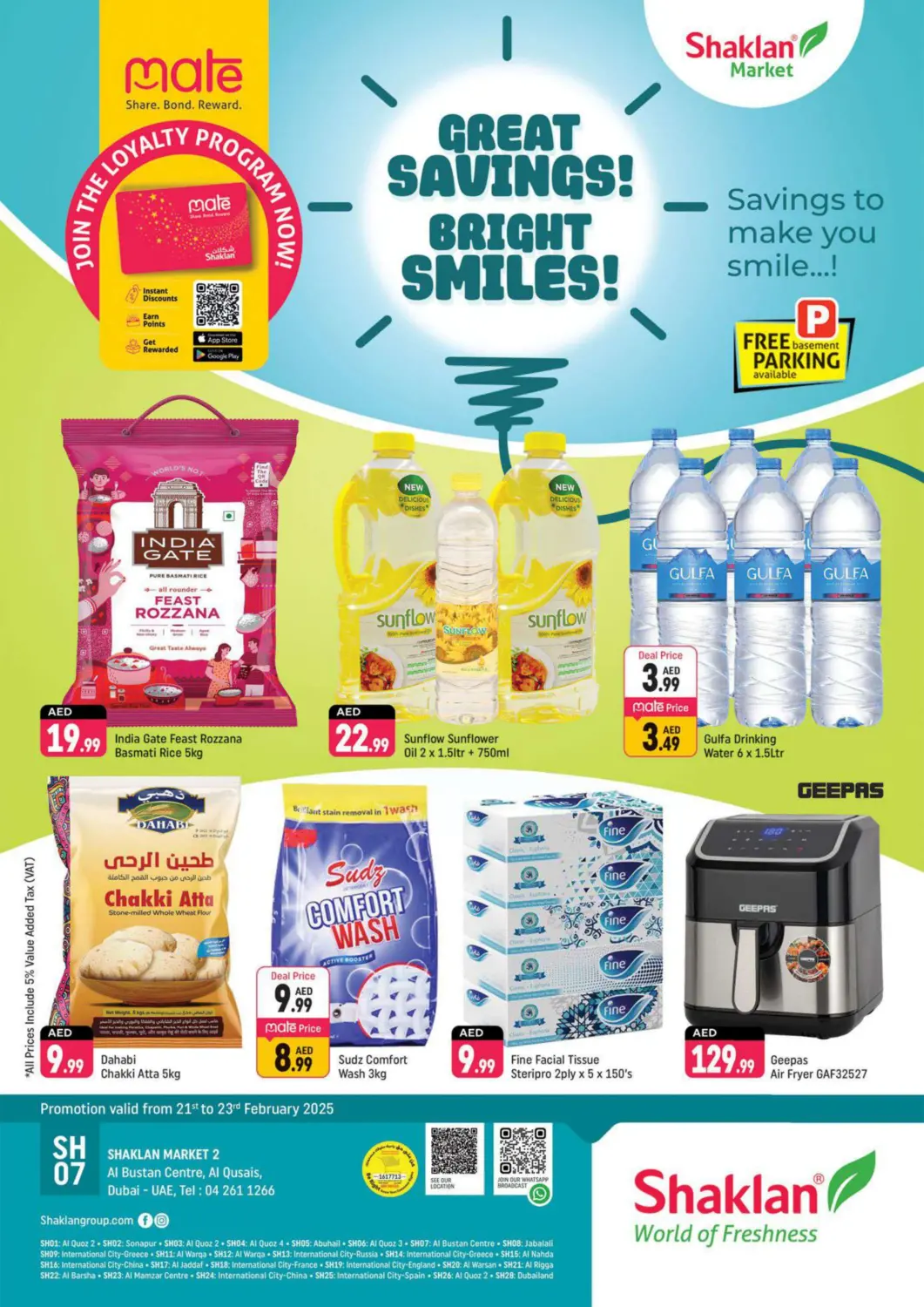 UAE - Dubai Shaklan  offers in D4D Online. Al Bustan Centre, Al Qusais, Dubai. . Till 23rd February