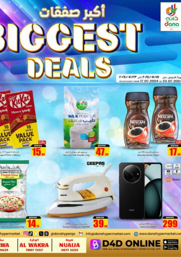 Qatar - Al Rayyan Dana Hypermarket offers in D4D Online. Biggest Deals. . Till 23rd July
