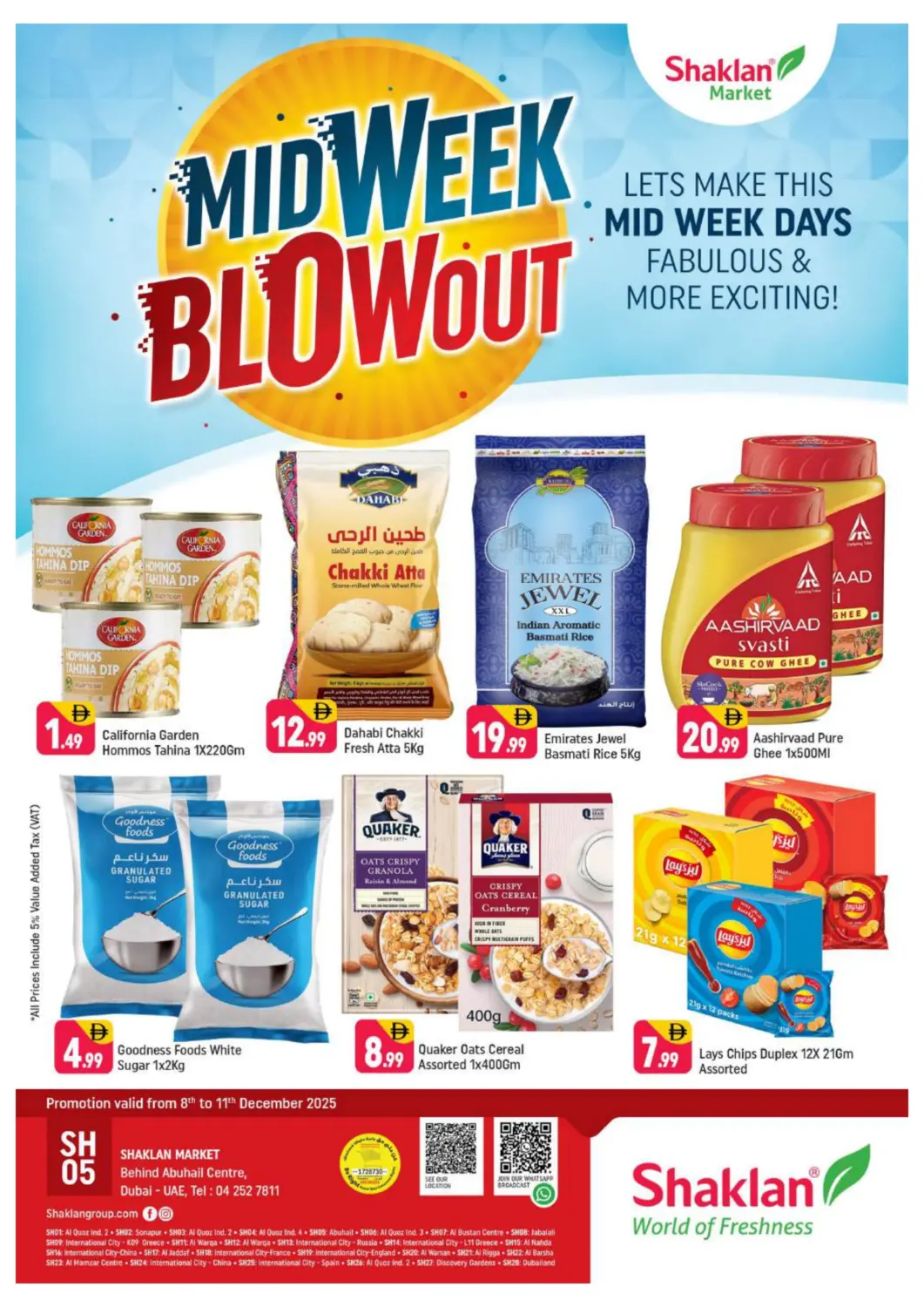 UAE - Dubai Shaklan  offers in D4D Online. Behind Abuhail Centre, Dubai. . Till 11th December