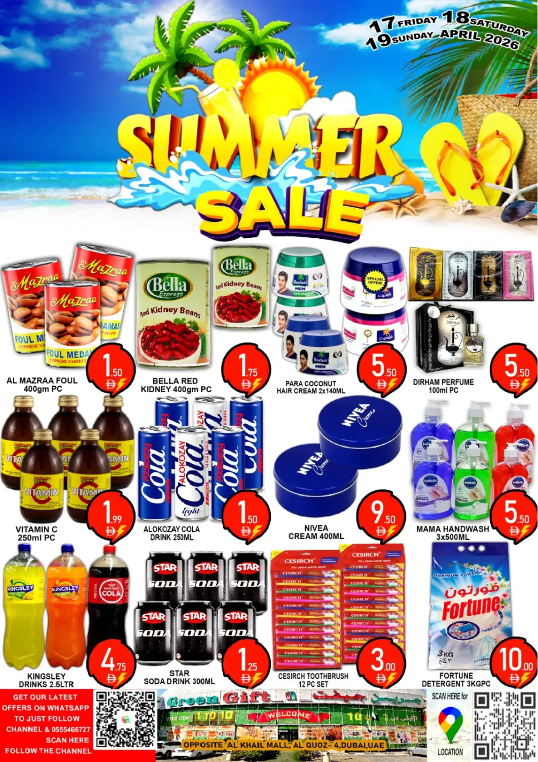 UAE - Dubai Green Gift Department Store offers in D4D Online. Al Quoz - Ind area – 1 Dubai.. . Till 19th April