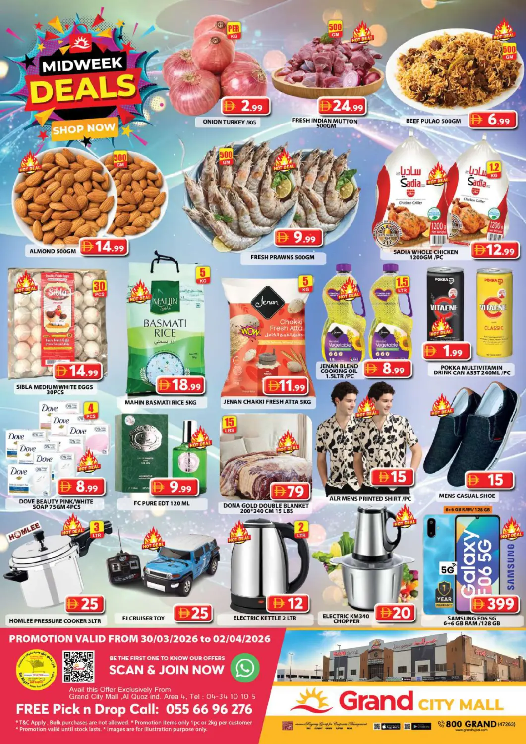 UAE - Dubai Grand Hyper Market offers in D4D Online. Grand City Mall - Dubai. . Till 2nd April