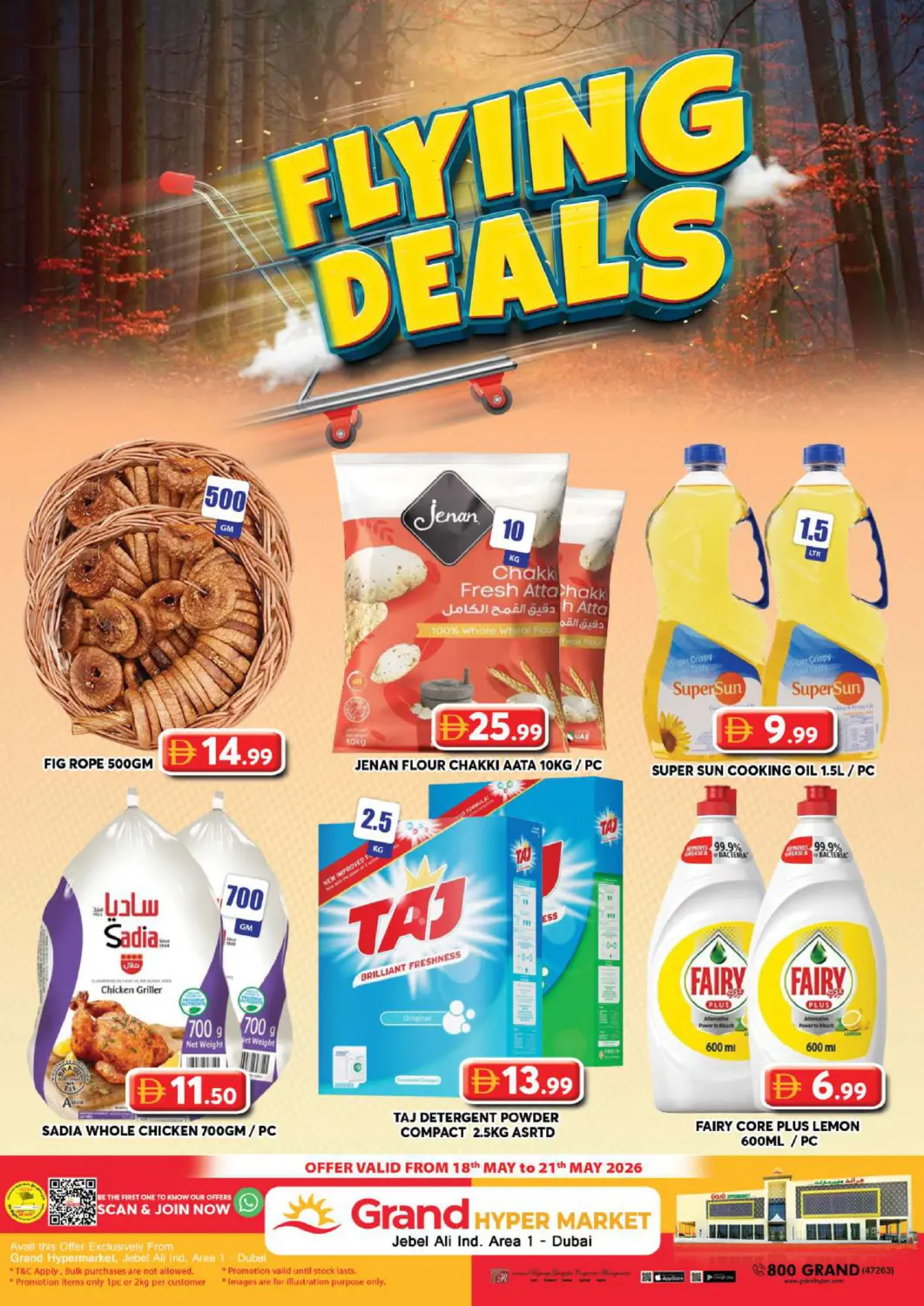 UAE - Dubai Grand Hyper Market offers in D4D Online. Jebel Ali, Area 1-Dubai. . Till 21st May
