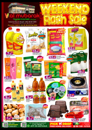 UAE - Sharjah / Ajman Mubarak Hypermarket Sharjah offers in D4D Online. Weekly Deals. . Till 25th February