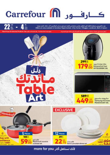 Qatar - Al Wakra Carrefour offers in D4D Online. Table Art. . Till 4th June