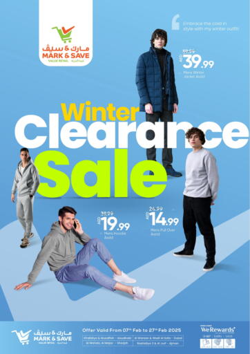 Winter Clearance Sale