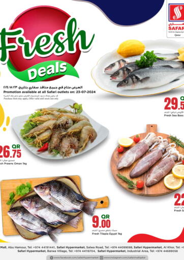 Qatar - Doha Safari Hypermarket offers in D4D Online. Fresh Deals. . Only On 23rd July