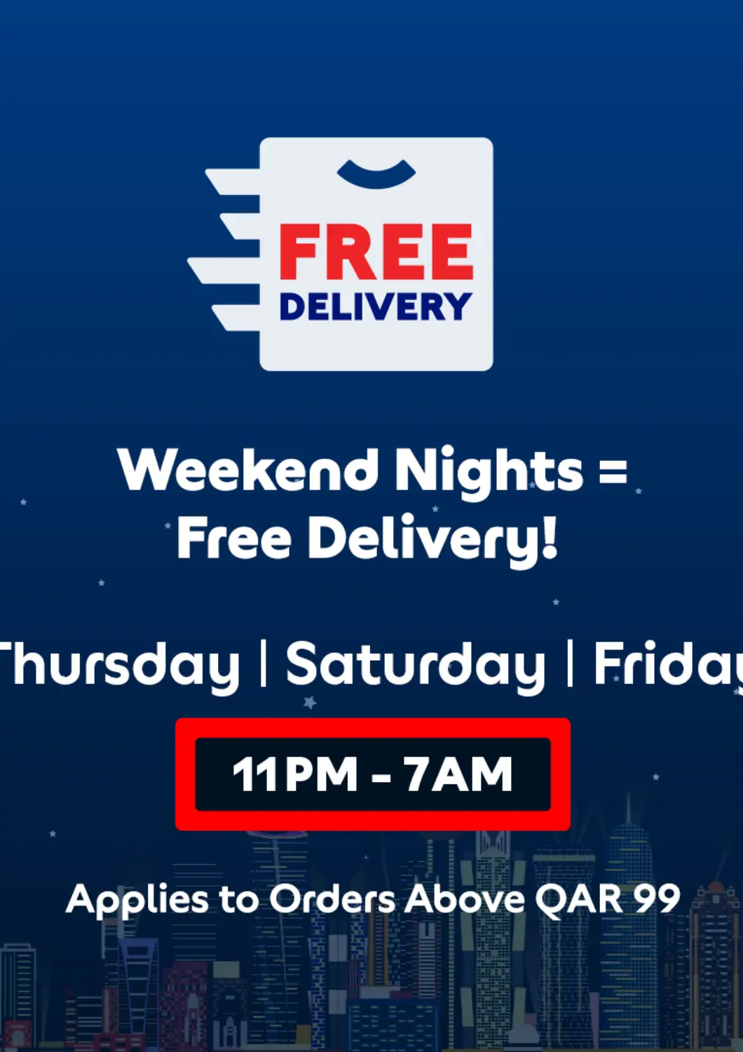 Qatar - Al Rayyan Carrefour offers in D4D Online. Weekend Nights = Free Delivery!. . Till 26th July