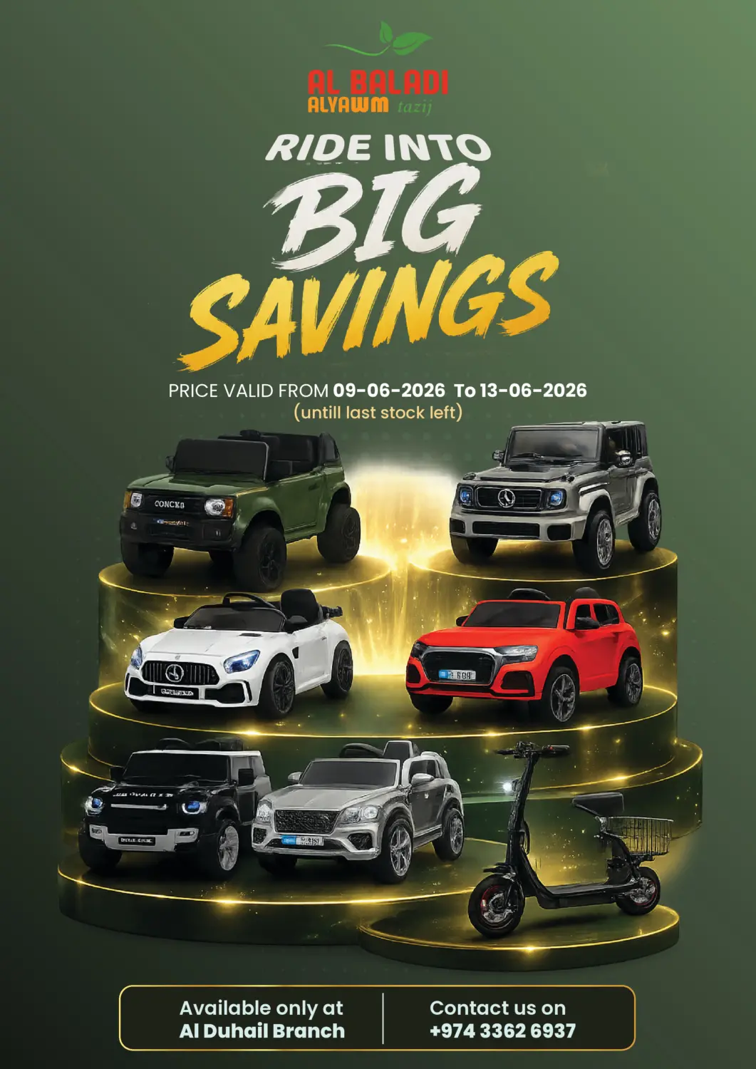 Qatar - Doha Al Baladi Al Yawm offers in D4D Online. Big Savings. . Till 13th June