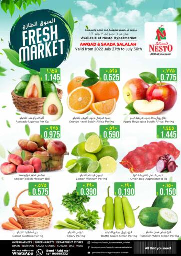 Oman - Salalah Nesto Hyper Market   offers in D4D Online. Fresh Market. . Till 30th July