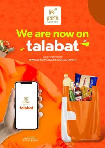 We Are Now On Talabat.