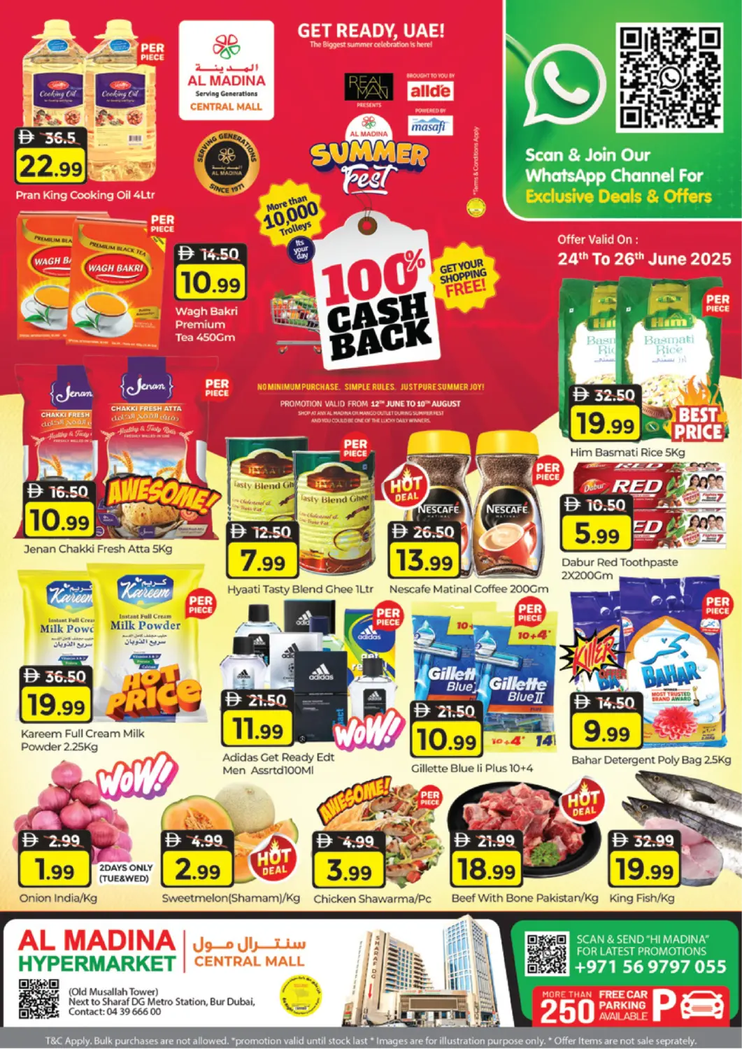 UAE - Dubai Al Madina  offers in D4D Online. Central Mall, Burdubai. . Till 26th June