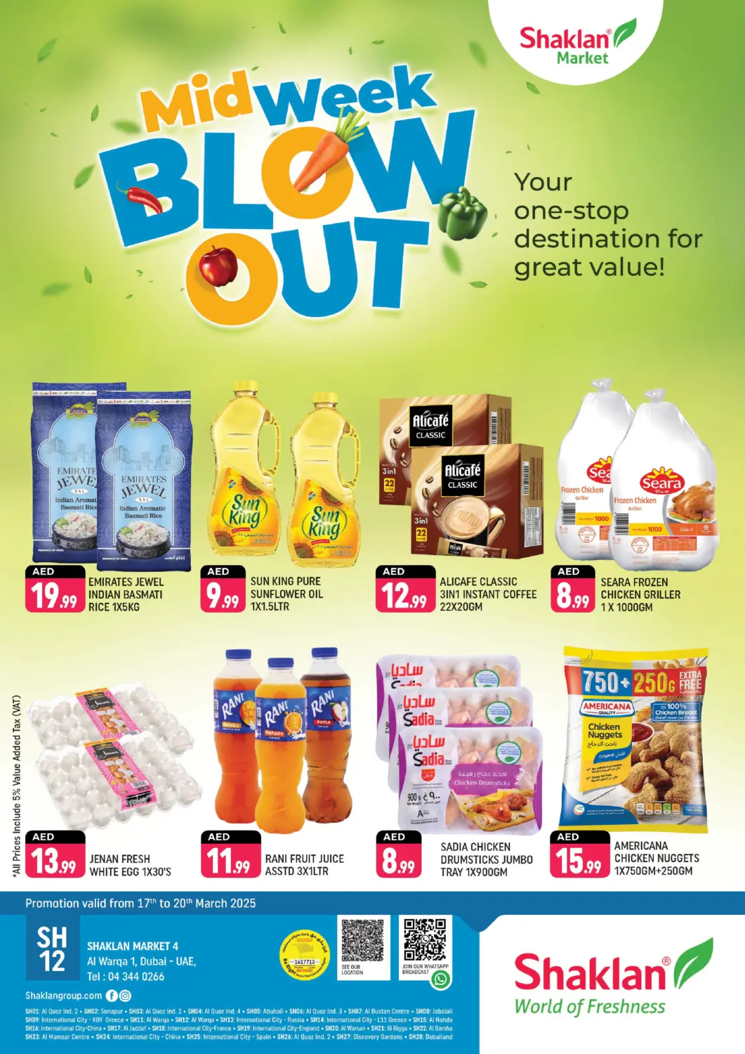 UAE - Dubai Shaklan  offers in D4D Online. Al Warqa 1, Dubai. . Till 20th March