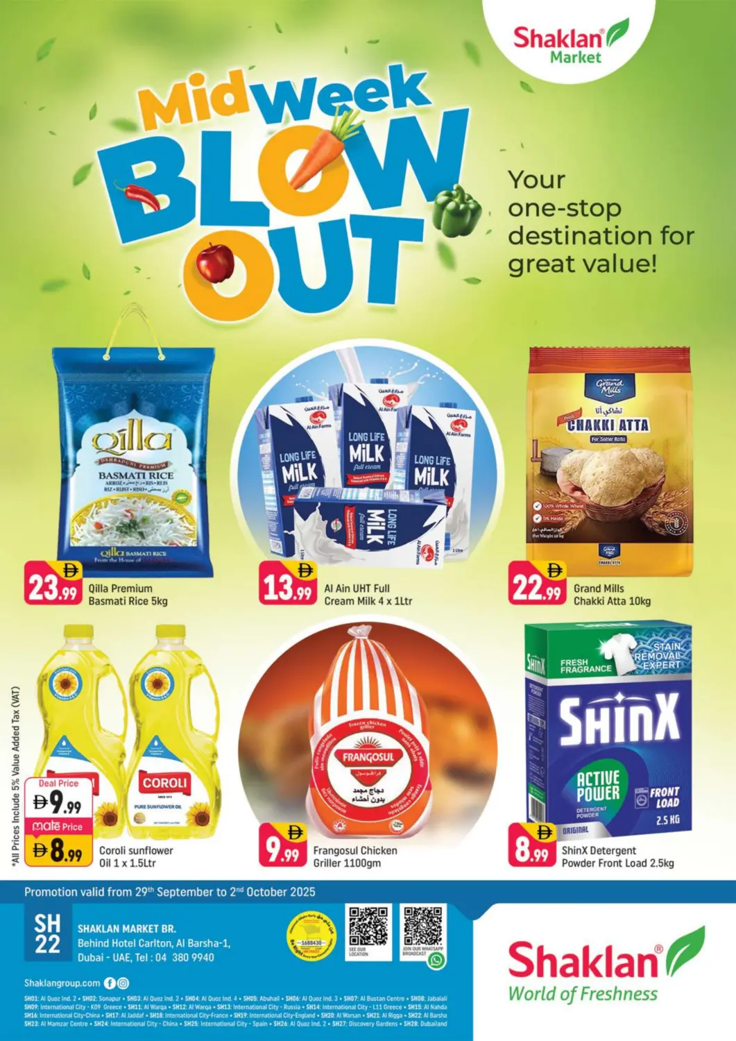 UAE - Dubai Shaklan  offers in D4D Online. Al Barsha 1, Dubai. . Till 2nd October