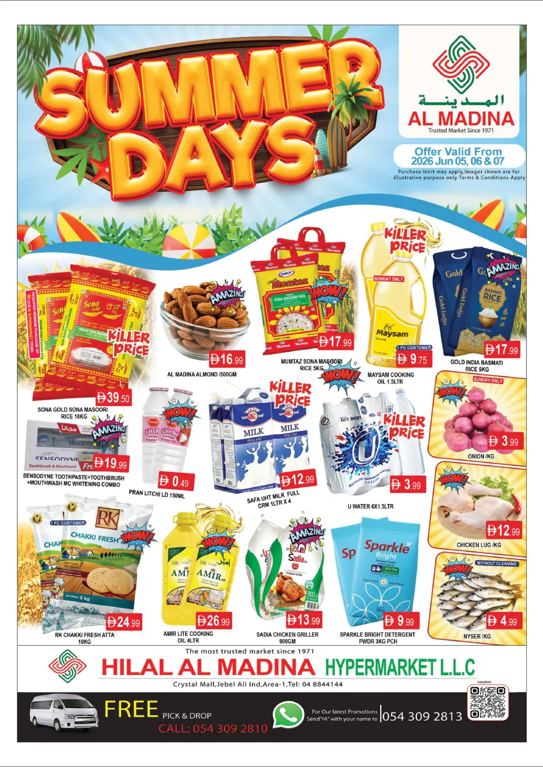 UAE - Dubai AL MADINA (Dubai) offers in D4D Online. Crystal Mall,Jebel Ali Ind Area-1. . Till 7th June