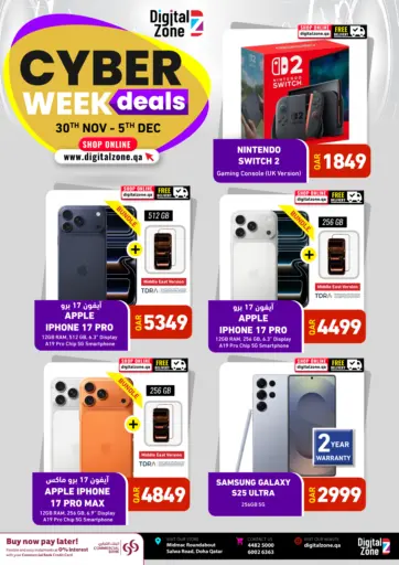 Cyber Week Deals