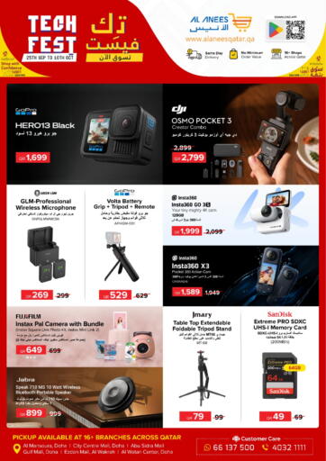 Qatar - Doha Al Anees Electronics offers in D4D Online. Tech Fest. . Till 10th October