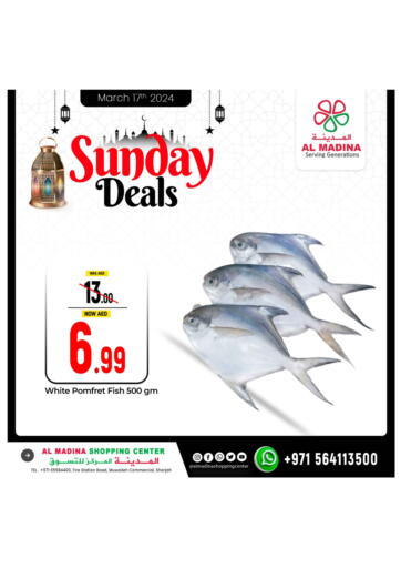 UAE - Sharjah / Ajman Al Madina  offers in D4D Online. Muwaileh Commercial-Sharjah. . Only on 17th March