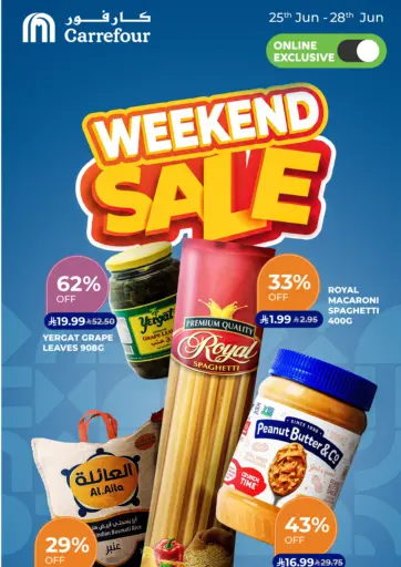Weekend Sale - Online Exclusive