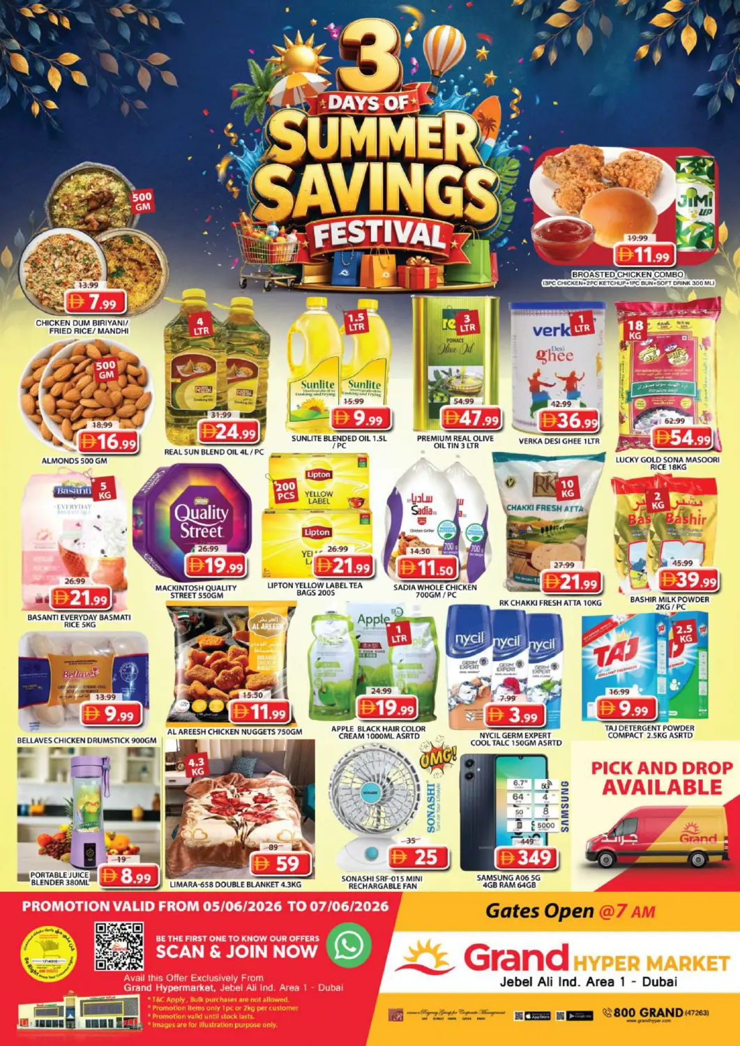 UAE - Dubai Grand Hyper Market offers in D4D Online. Jabel Ali Industrial Area 1 -Dubai. . Till 7th June