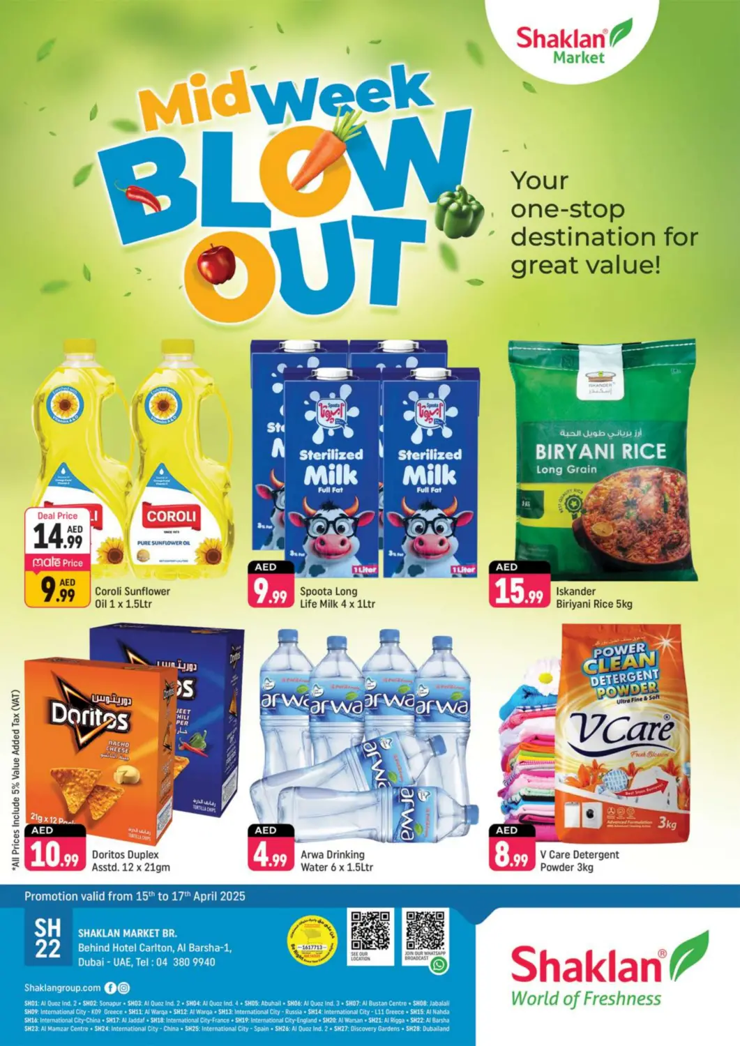 UAE - Dubai Shaklan  offers in D4D Online. Al Barsha 1, Dubai. . Till 17th April
