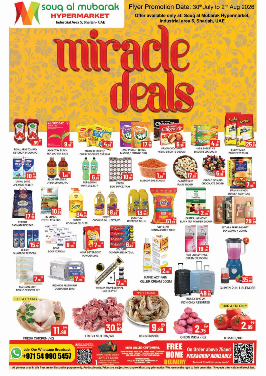 UAE - Sharjah / Ajman Souk Al Mubarak Hypermarket offers in D4D Online. Industrial area-5 Sharjah. . Till 2nd August