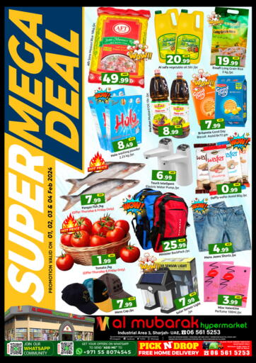 UAE - Sharjah / Ajman Mubarak Hypermarket Sharjah offers in D4D Online. Super Mega Deal. . Till 4th February