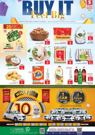 UAE - Sharjah / Ajman Safari Hypermarket  offers in D4D Online. Buy It Feel Big. . Till 23rd August