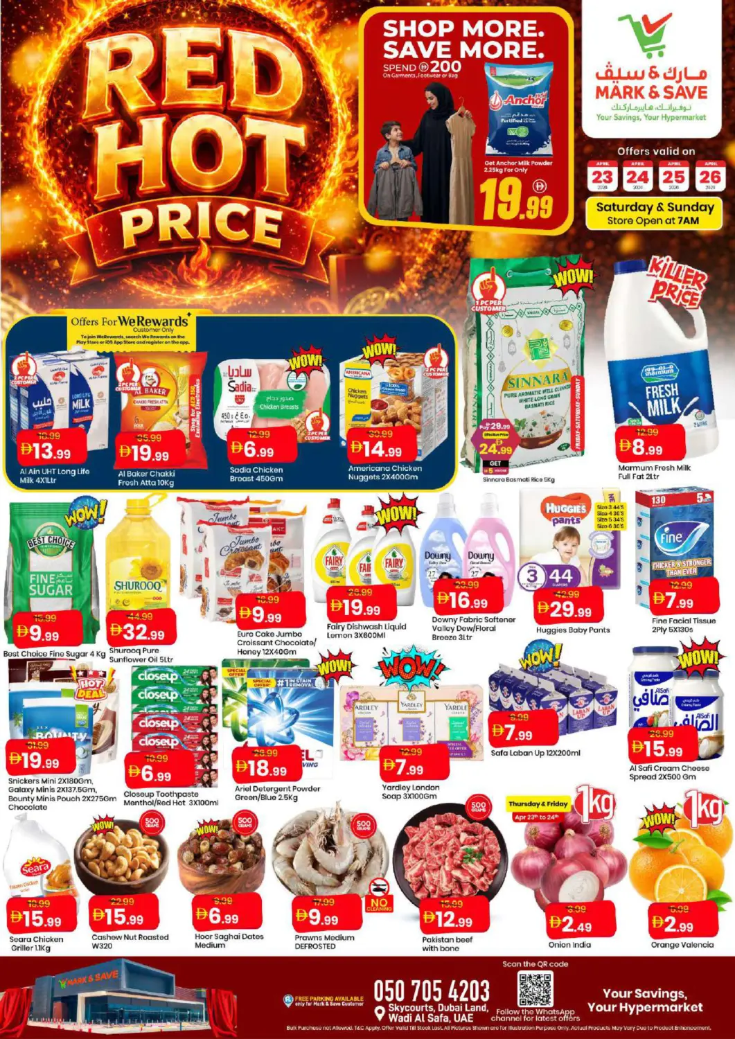 UAE - Dubai Mark & Save offers in D4D Online. Skycourts, Wadi Al Safa, Dubai. . Till 26th April