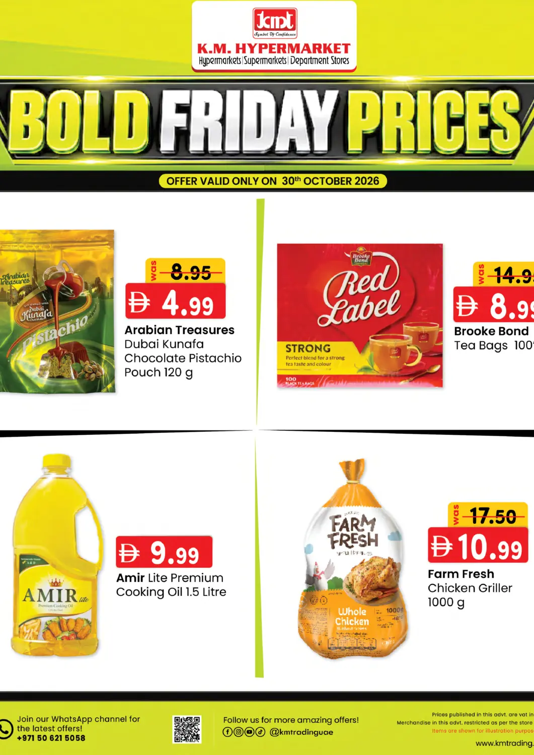 UAE - Sharjah / Ajman K.M Hypermarket offers in D4D Online. Bold Friday Prices. . Only On 30th October