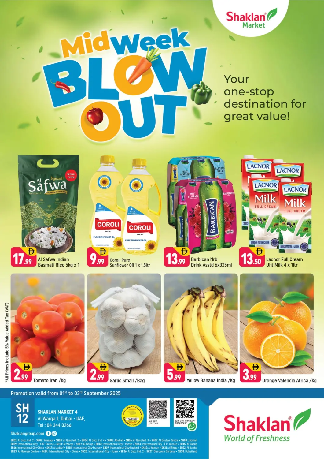 UAE - Dubai Shaklan  offers in D4D Online. Al Warqa 1 , Dubai. . Till 3rd September