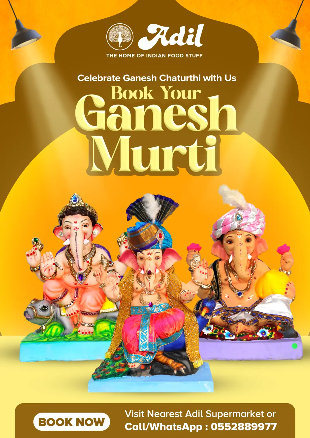 UAE - Abu Dhabi Adil Supermarket offers in D4D Online. Celebrate Ganesh Chaturthi With Us. . Till 9th August