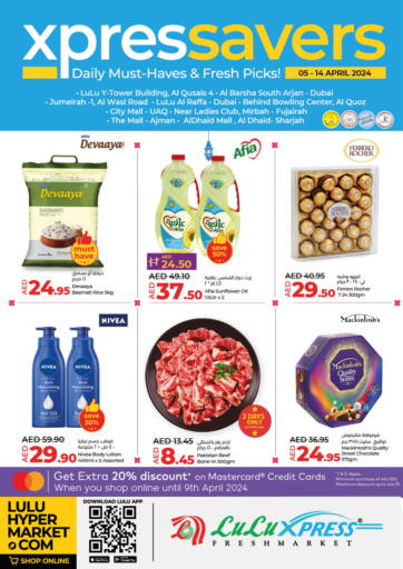 UAE - Dubai Lulu Hypermarket offers in D4D Online. Xpress Savers. . Till 14th April