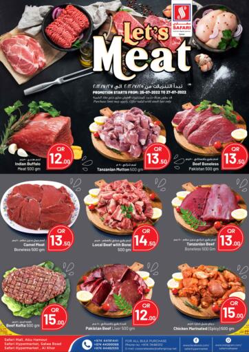 Qatar - Al Daayen Safari Hypermarket offers in D4D Online. Lets Meat. . Till 27th July