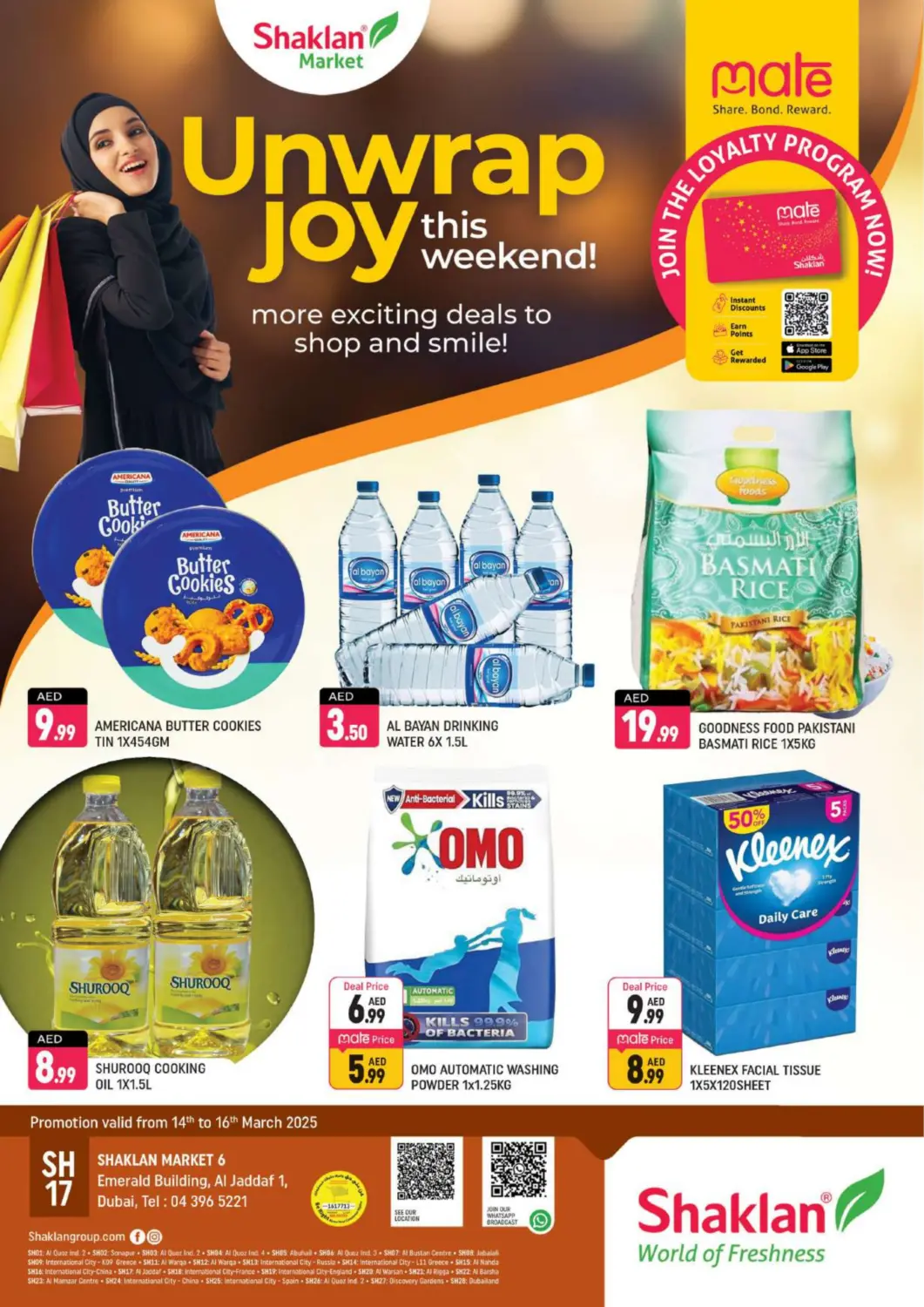 UAE - Dubai Shaklan  offers in D4D Online. Emerald Building, Al Jaddaf-1, Dubai. . Till 16th March