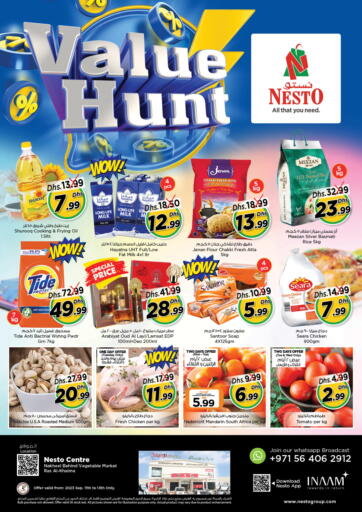 UAE - Sharjah / Ajman Nesto Hypermarket offers in D4D Online. Nakheel Behind Vegetable Market-RAK. . Till 13th September