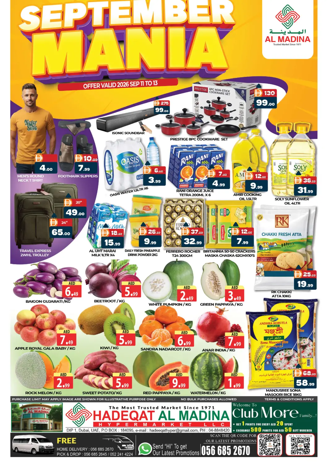 UAE - Dubai AL MADINA (Dubai) offers in D4D Online. Hadeqat Al Madina. . Till 13th September