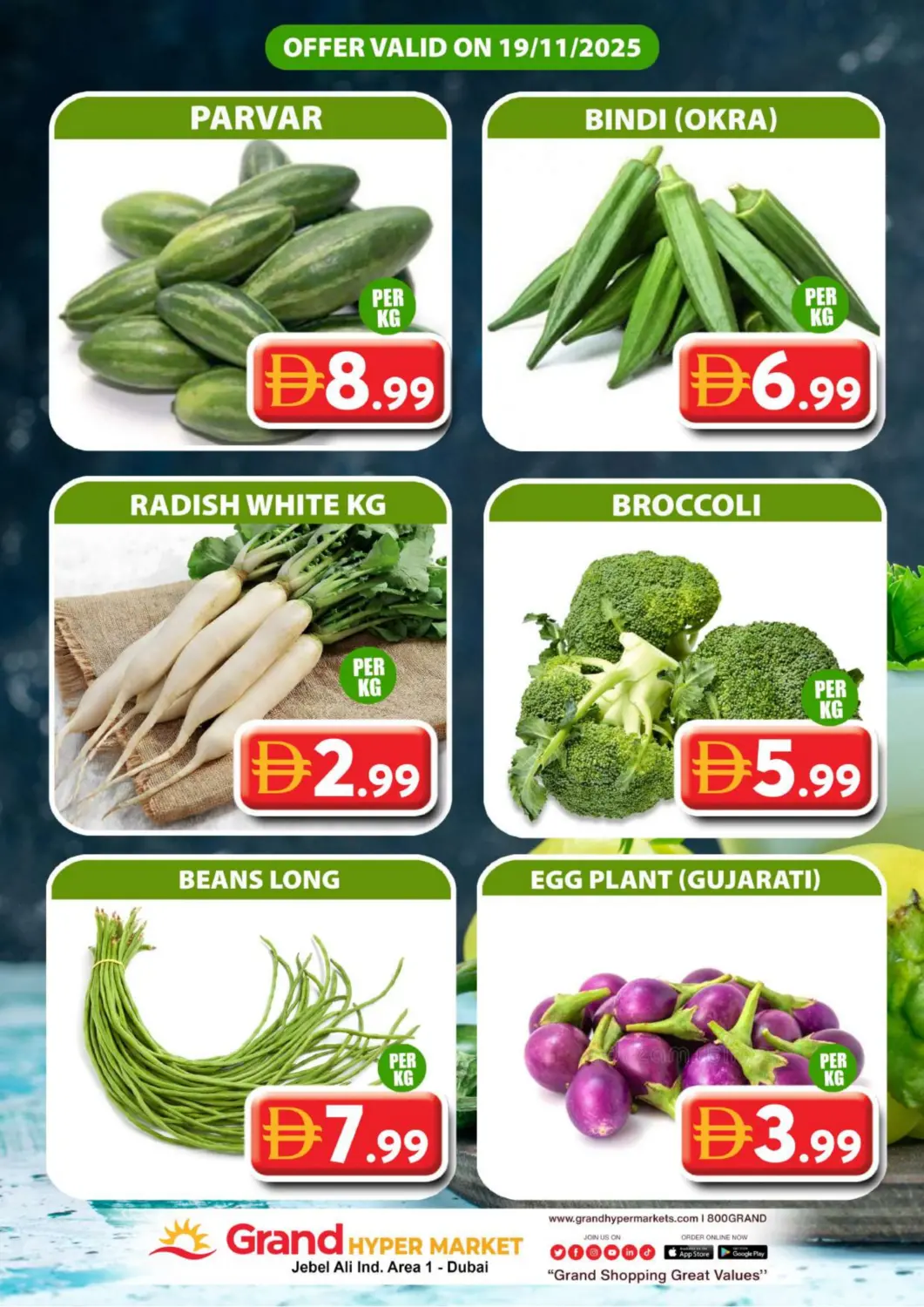 UAE - Dubai Grand Hyper Market offers in D4D Online. Jabel Ali industrial Area 1 - Dubai. . Only On 19th November