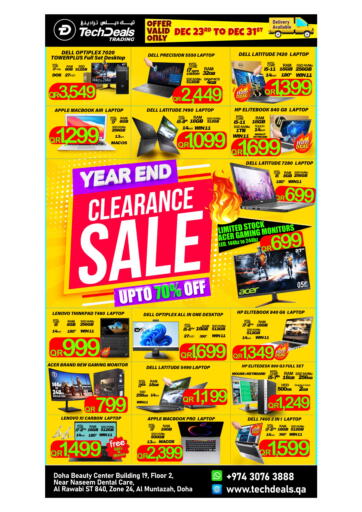 Year End Clearance Sale