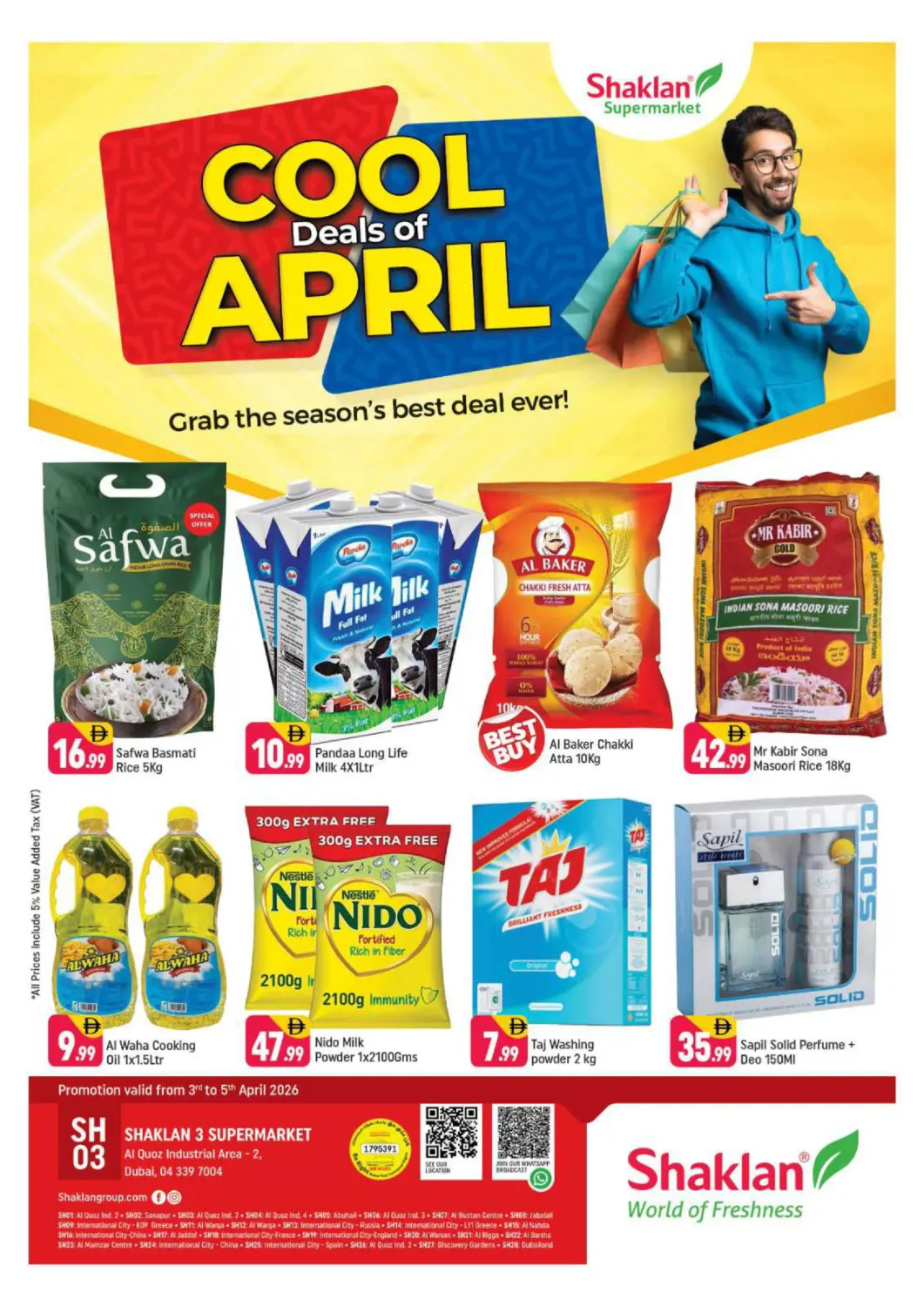 UAE - Dubai Shaklan  offers in D4D Online. Al Quoz -Ind area - 2,Dubai. . Till 5th April