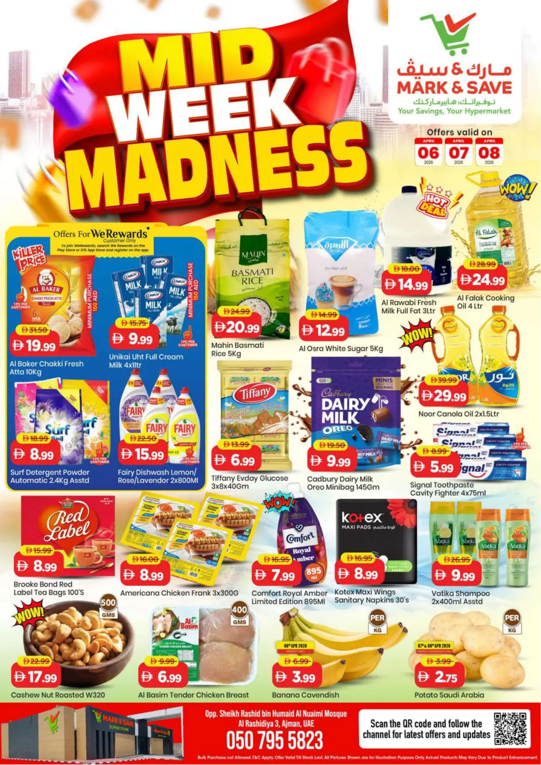 UAE - Sharjah / Ajman Mark & Save offers in D4D Online. Rashidiya 2,Ajman. . Till 8th April