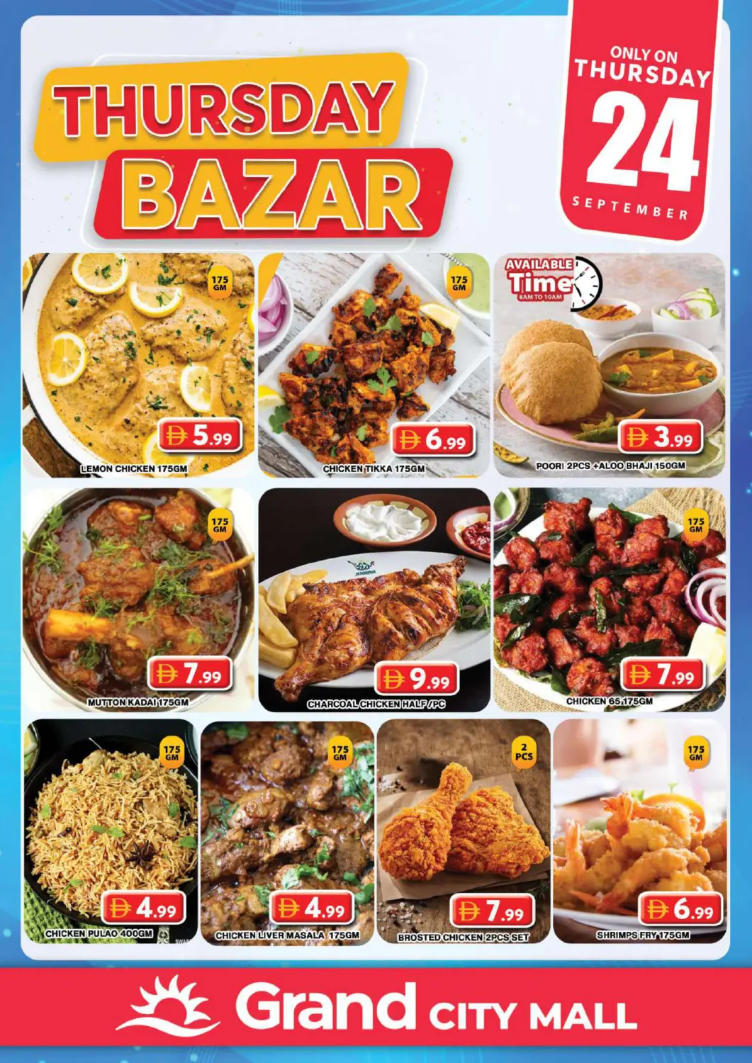 UAE - Dubai Grand Hyper Market offers in D4D Online. City Mall- Dubai. . Only On 24th September