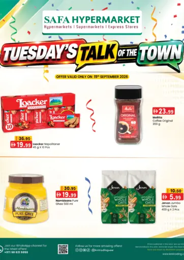 Tuesday's Talk Of The Town