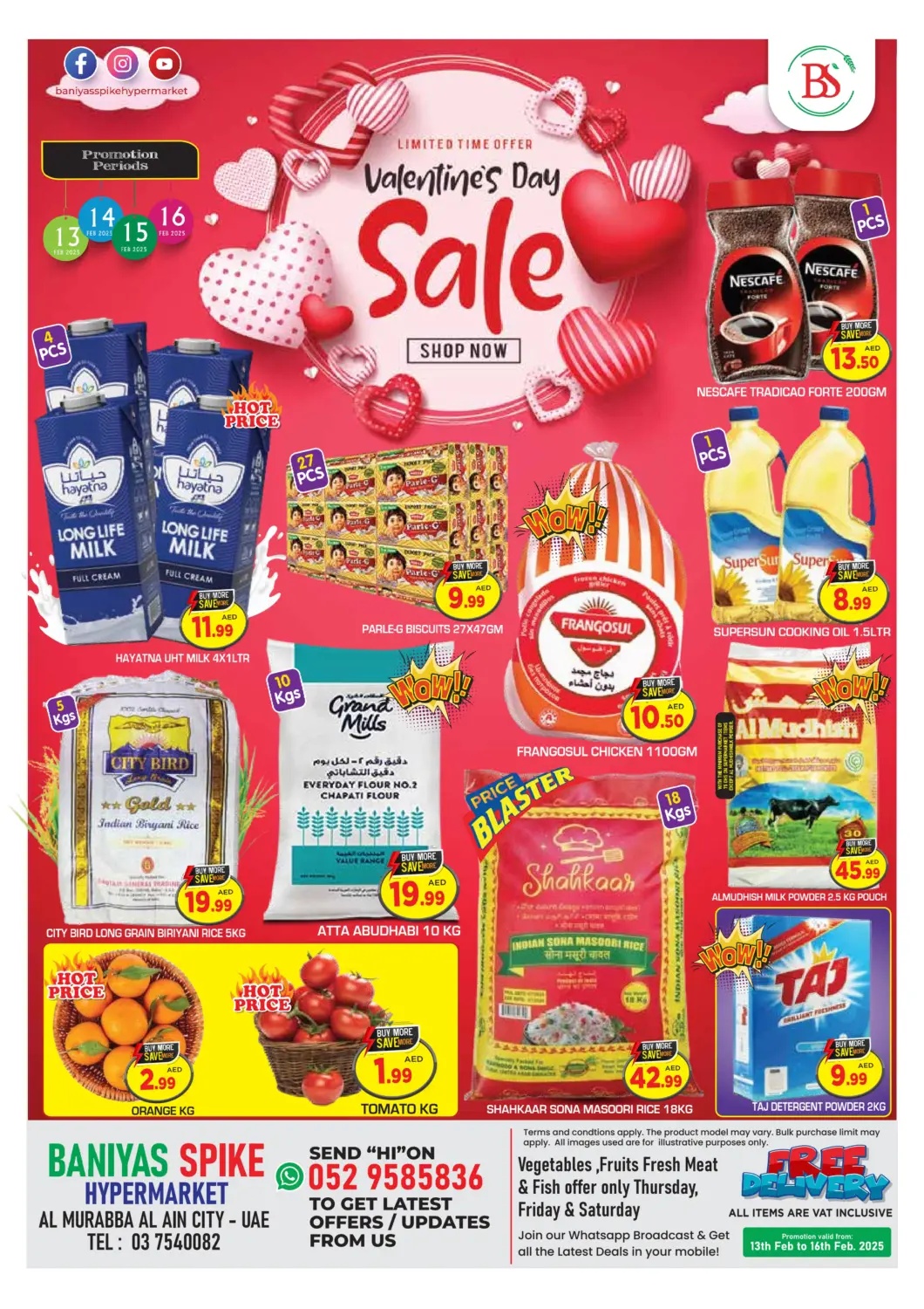 UAE - Abu Dhabi Baniyas Spike  offers in D4D Online. Al Murabba, Al Ain City. . Till 16th February