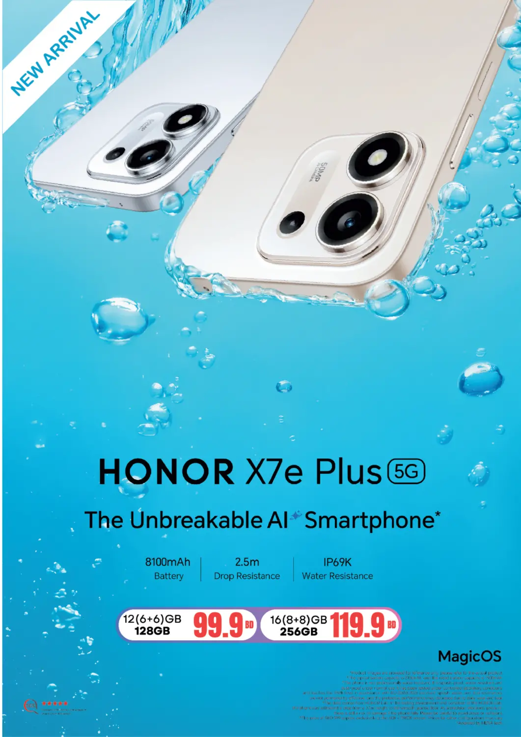 Bahrain LuLu Hypermarket offers in D4D Online. HONOR X7e Plus New Arrival. . Till 4th August