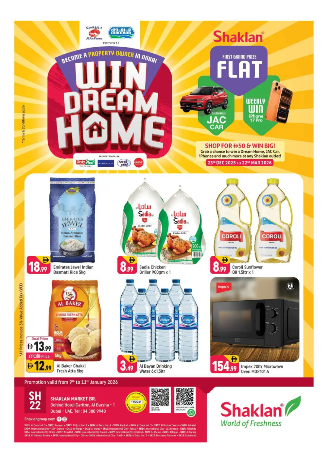 UAE - Dubai Shaklan  offers in D4D Online. Al Barsha 1, Dubai. . Till 11th January