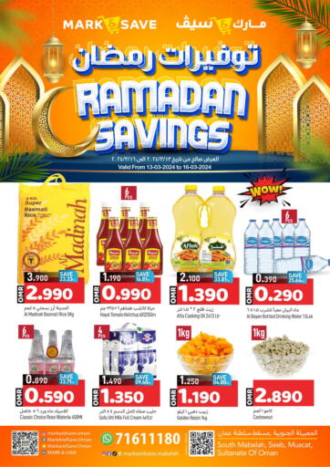 Oman - Muscat MARK & SAVE offers in D4D Online. Ramdan Savings @Maabilah. . Till 16th March