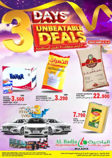 Oman - Muscat AL Badia Hypermarket offers in D4D Online. Muladha - Unbeatable Deals. . Till 04th June